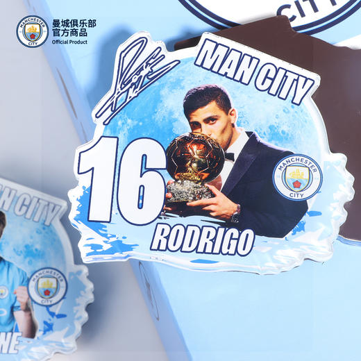【官方正版】曼城俱乐部 | 球员冰箱贴球迷磁吸装饰家居礼物 商品图2