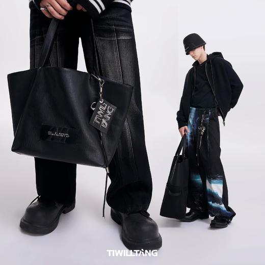 启世录TIWILLTANG“墨影重域”多材质碰撞异形组合挂坠 商品图4