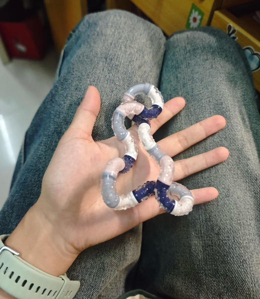 静音款！正版Tangle relax 扭扭乐解压神器 ADHD好玩具 适合图书馆办公室 商品图1