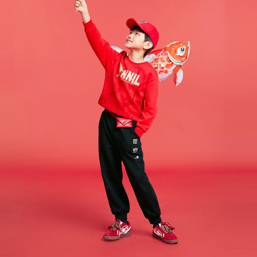 男童圆领长袖卫衣春季新款安奈儿童装实体店同款AB511501 商品图4