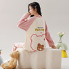 洁丽雅棉质女士大码圆领家居服个性印花舒适亲肤长袖长裤套装 商品缩略图1