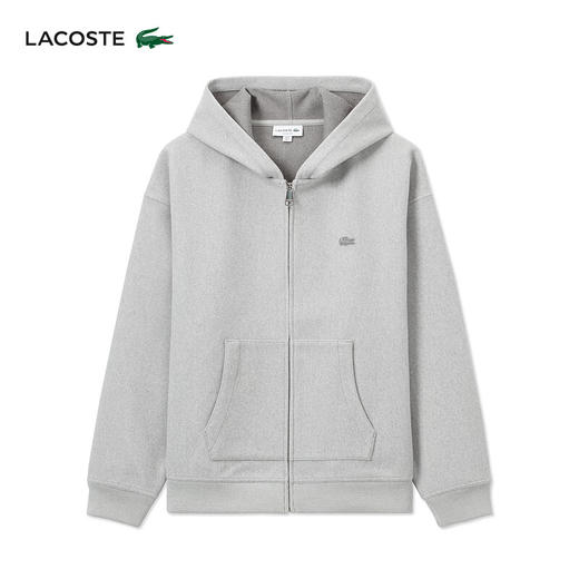 Lacoste法国鳄鱼男装新款百搭舒适宽松连帽卫衣外套SH4106-98 商品图1