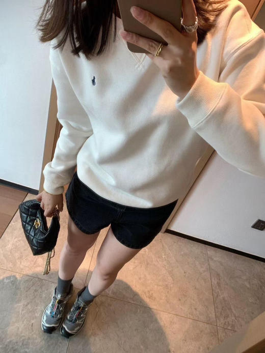 【断码捡漏】 加绒卫衣 RL 拉夫刺绣小马 圆领加绒卫衣 商品图13