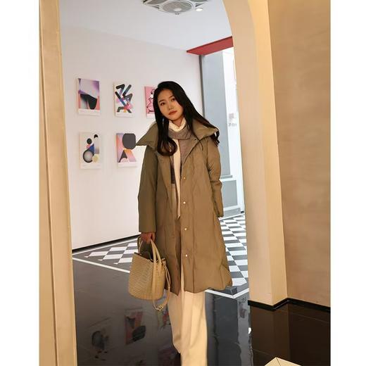 21530 安心羽绒系列定位绗线长款羽绒外套RJ004 商品图2