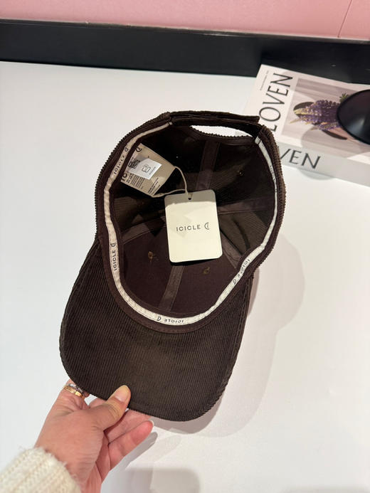 ICIC 小禾|2024新款全棉灯芯绒棒球帽 商品图11