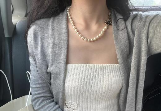 香奈儿24春夏最新款黑c半链珍珠项圈（XTY） 商品图6