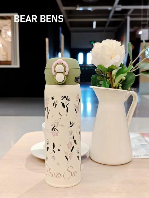 熊本士限定款轻心双饮杯480ml不锈钢316保温杯蜡笔系列   YD 商品图13