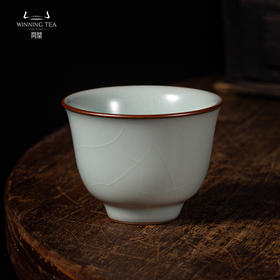 问鼎汝窑精工款仰钟杯