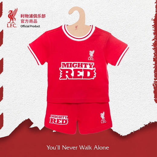 【官网同款】利物浦俱乐部 | 利物鸟短袖套装儿童T恤短裤球迷 商品图0