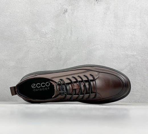 ECCO真皮男士板鞋休闲鞋 商品图6