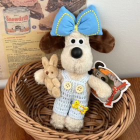 掌门狗/YS011/蓝色蝴蝶结兔子