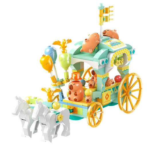 纪念日百货卡皮巴拉奇幻乐园积木摆件160351571 商品图4