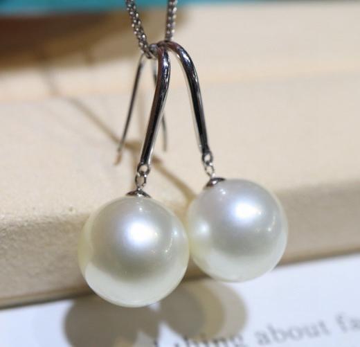 12mm-13mm澳白耳坠 商品图1