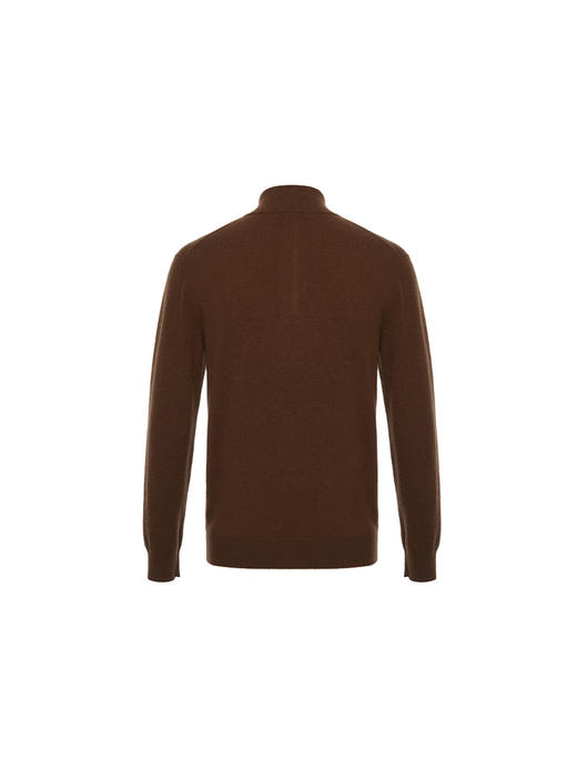 callisto咖啡色山羊绒长袖毛衣 商品图1