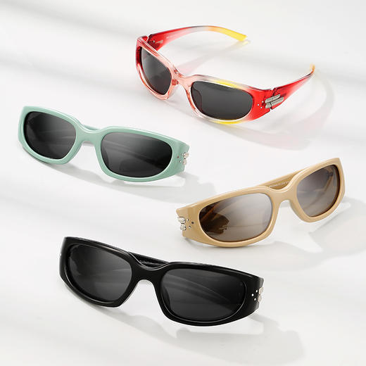 普莱斯新款太阳镜 PRS24041A 张扬摩登猫眼框  TR材质镜框 TAC偏光镜片 男女同款 四色可选 商品图3