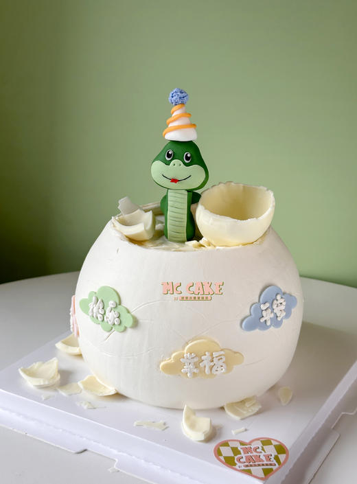 蛇宝宝破蛋蛋糕 商品图0