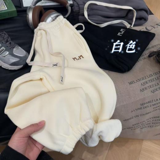 【安赫比儿童秋冬纯棉羊羔绒刺绣休闲裤】👇加绒保暖休闲裤🧡 百搭神裤防风抗寒时尚休闲裤 🤩#日常/运动/玩耍/拍片~🎁多种场景可选‼ 商品图2
