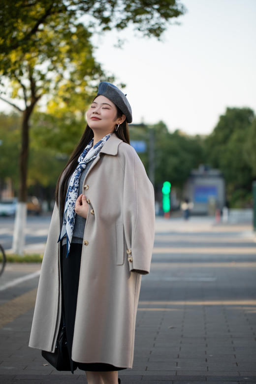 【都市丽人 羊绒衫】【群内花粉专享】羊绒针织开衫大码女装宽松慵懒感毛衣 商品图6