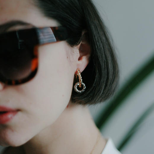 LHWINDSOR 双色双环耳环LHWindsor 商品图2