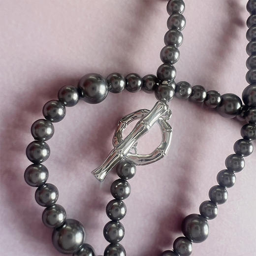 LHWINDSOR 原创设计简约Grey curve 灰珠项链手链自由组合套装 商品图2