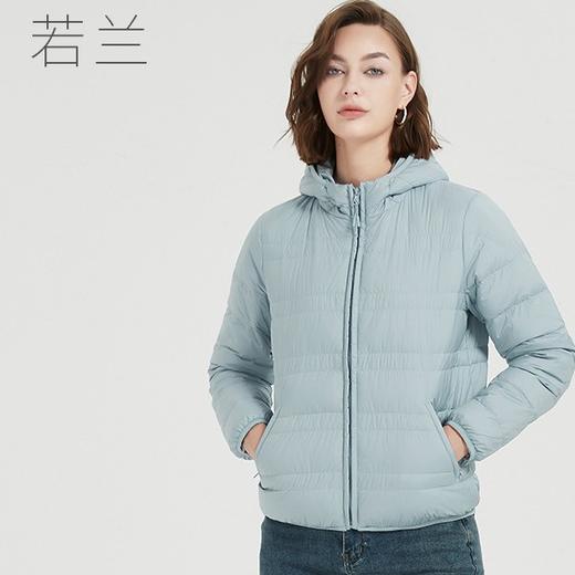 纳趣轻便连帽排骨羽绒服男女款保暖羽绒外套90白鸭绒羽绒衣冲锋衣内搭 商品图3