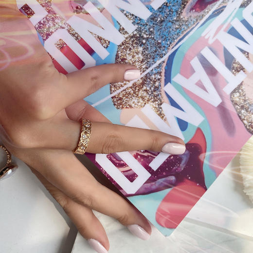 LHWINDSOR 满心开口戒指Full heart ringins素圈心形叠戴指环 商品图2