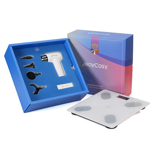🎁JeoyCosy践程 迷你筋膜枪+电子体重称礼盒套装GH02 商品图2