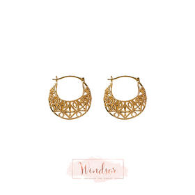 LHWINDSOR 原创设计花篮耳环时尚耳饰女小众设计