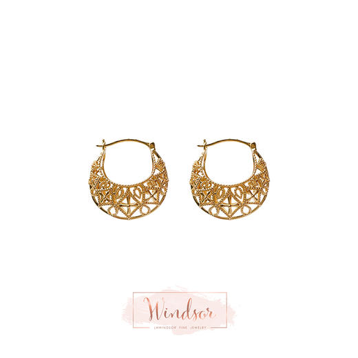 LHWINDSOR 原创设计花篮耳环时尚耳饰女小众设计 商品图0