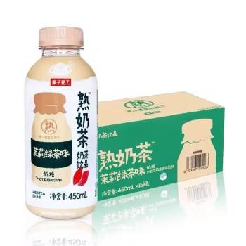 果子熟了 熟奶茶茉莉绿茶味450ml*15整箱 商品图0