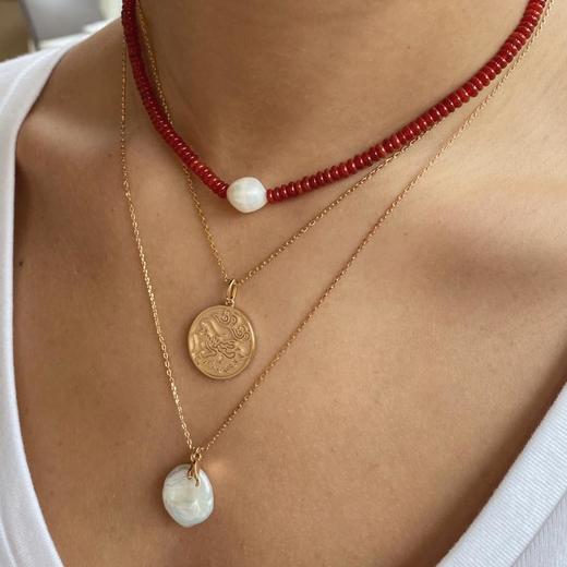 LHWINDSOR 原创设计龙形祥云金币项链 商品图1