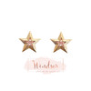 LHWINDSOR  星星耳钉复古百搭镶嵌星闪耀耳 商品缩略图1