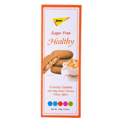 捷森无糖玛奇朵味夹心饼150g/盒 商品图1