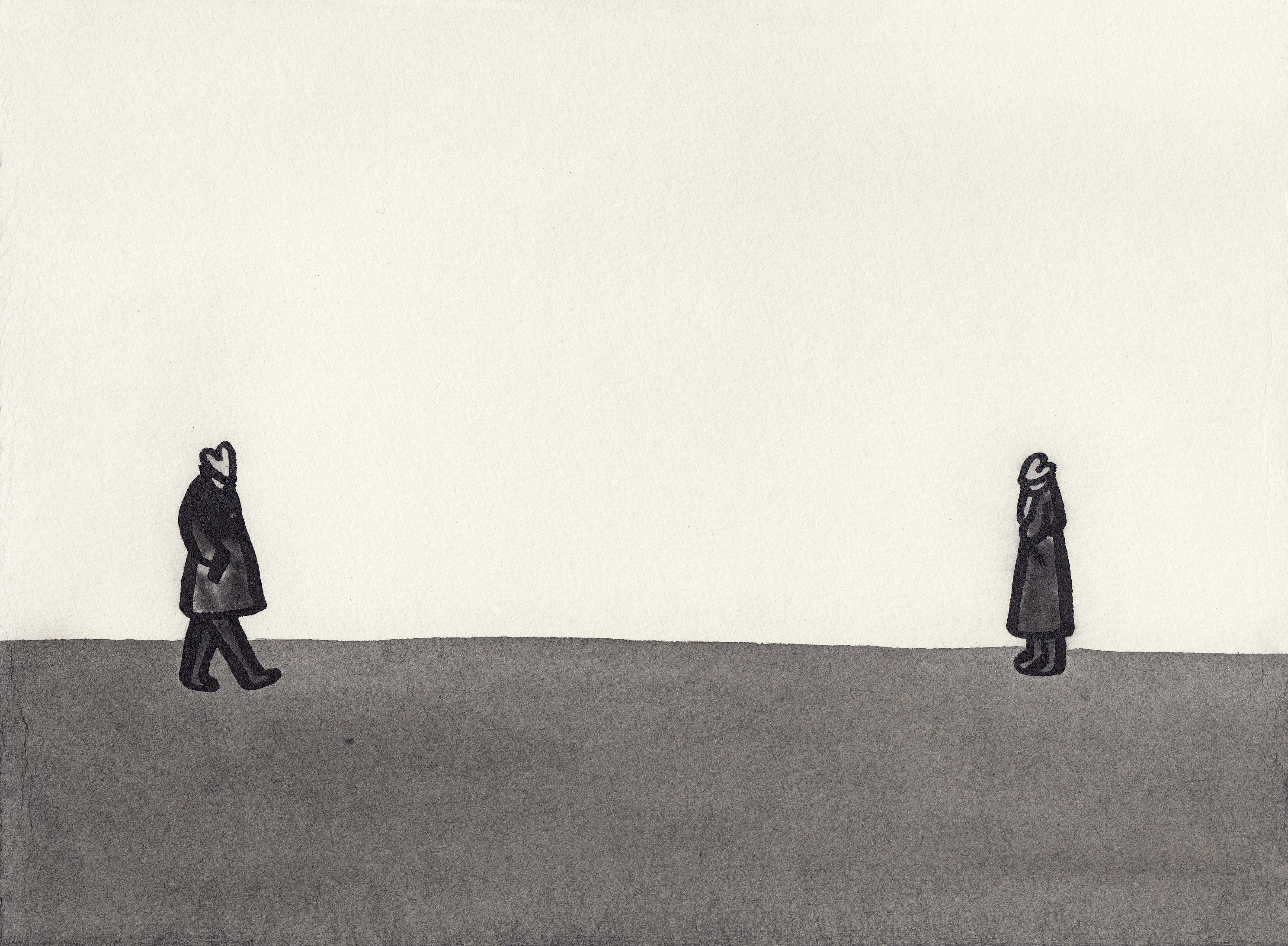 纸本水墨｜_如果可以_在一切不是太晚之前