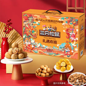 【三只松鼠】 礼遇欢禧 （9袋装）  上喜