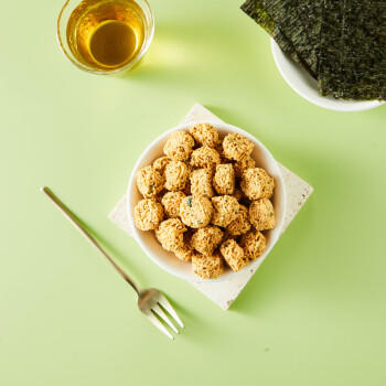 张君雅小妹妹干脆面 海苔味80g  休闲丸子 囤货 年货节 年货零食 商品图0