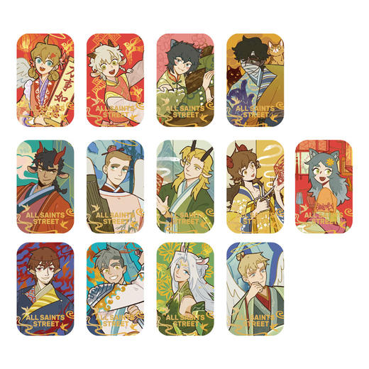 《非人哉官方店》万圣街指间流年系列马口铁徽章卡通新年吧唧盲盒胸针 商品图4