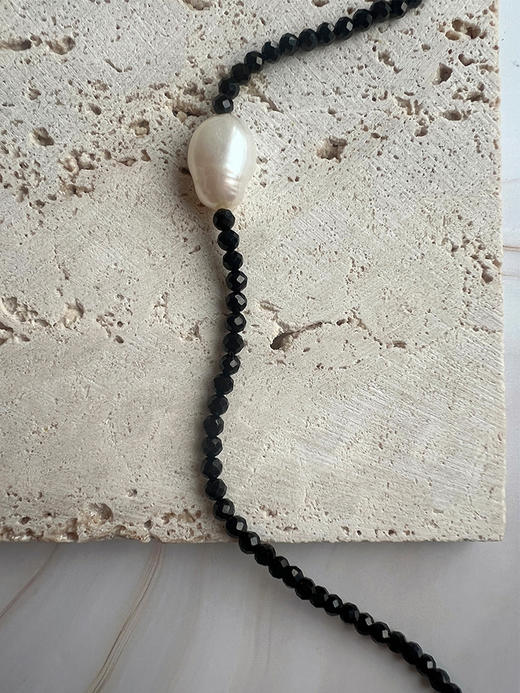 LHWINDSOR  原创设计黑钻巴洛克项链 商品图1