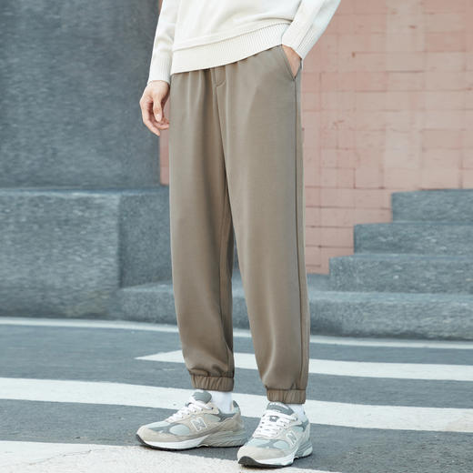 gxgjeans男装 休闲裤秋季裤子针织长裤束脚裤潮牌卫裤 商品图2