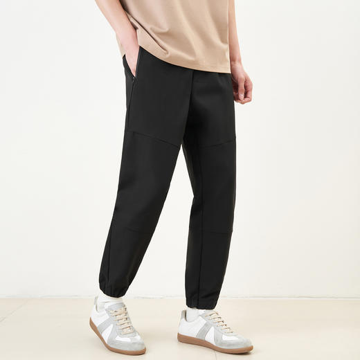 gxg.jeans男装  春季热卖黑色弹力休闲长裤JHF1022003 商品图1