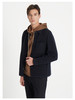 callisto藏青色锦纶混纺外套 商品缩略图3