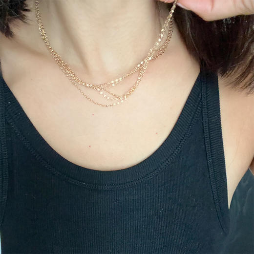 LHWINDSOR Waterfall 多链条项链多层搭配 商品图2