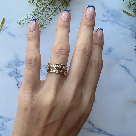 LHWINDSOR Fine Jewelry复古华贵感爱德华戒指 商品图2