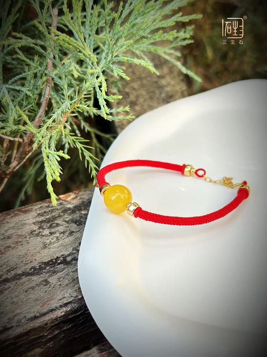 蜜蜡转运珠吉祥红绳 商品图7