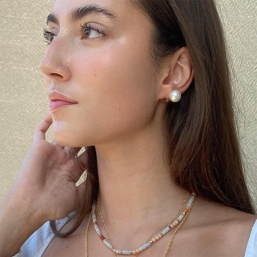 LHWINDSOR 原创设计创意双面爱心饼干耳环 商品图6