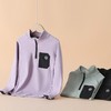 【秋冬必备】【A类品质，云朵般柔糯】SIIJJEYY秋冬季新款儿童 运动卫衣半高领拉链男女童长袖保暖上衣 商品缩略图6