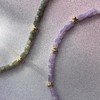 LHWINDSOR 原创设计Zen garden 禅意花园项链灰色紫色简约珠串项链 商品缩略图2
