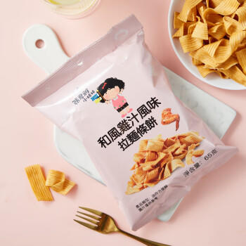 张君雅小妹妹 干脆面和风鸡汁味 65g*3拉面条饼 商品图0