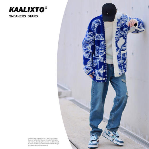 Kaalixto龙年限定板鞋国潮设计舒适百搭星星鞋男女同款情侣鞋KSH240101 商品图3