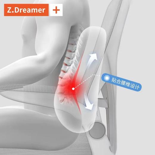 知梦人座椅腰靠坐垫套装  工位久坐神器 坐椅专用腰托靠背垫 商品图3
